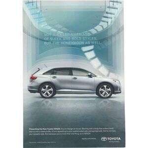 2009 Toyota Venza Car Automobile Full Page Print Ad Original u
